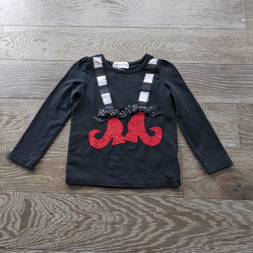 3/$15 - Toddler Wicked Witch Ruby Shoes Long Sleeve Shirt Size 3T